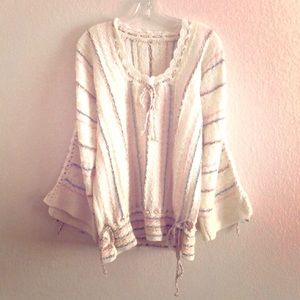 Striped Beach Woven Sweater